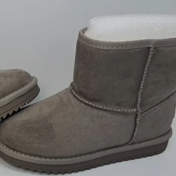 Balabala Velvet Warm Cotton Kids Short Boots Unisex EU 30 Grey EY - Picture 2 of 6